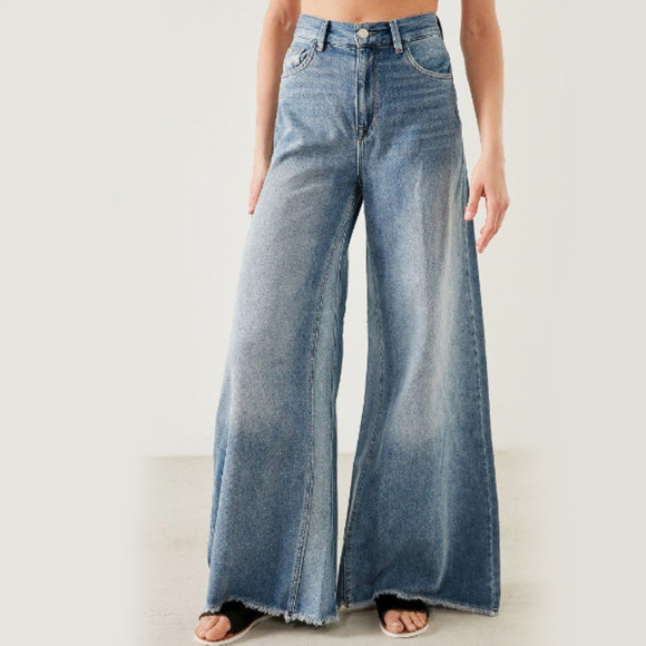 Wide leg jeans urban outfitters Clearance